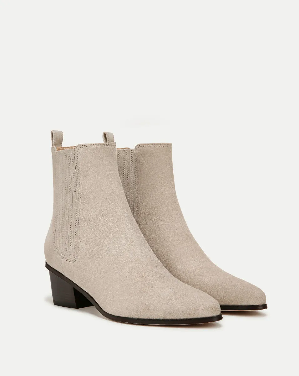 Certainly! Heres an optimized title with descriptive modifiers for the product:

Stylish Alina Womens Suede Ankle Bootie