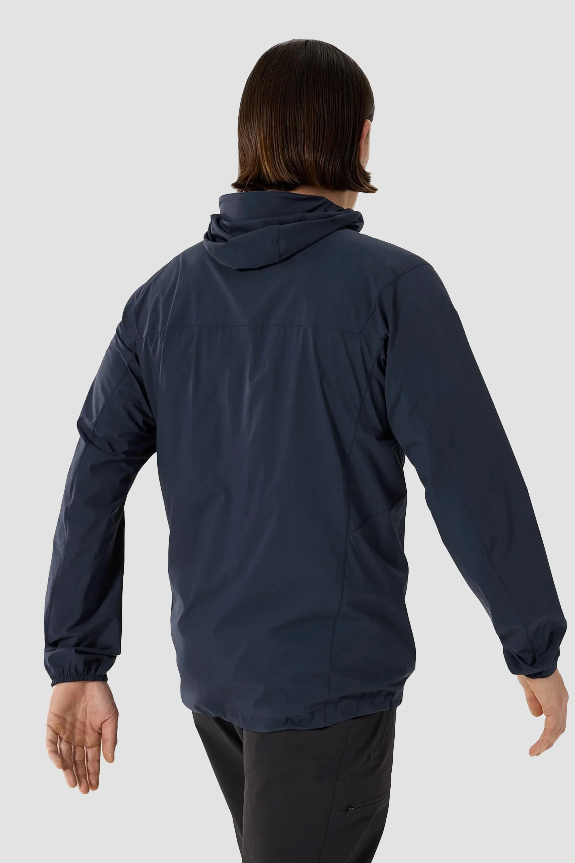 Mens Black Sapphire Squamish Hoody by Arcteryx - Weather Resistant and Durable Jacket