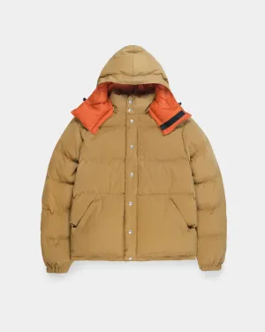 Down Sweater - Tan & Rust
