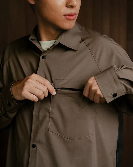GOODTIMES WEAR: John BD Shirt (Brown)