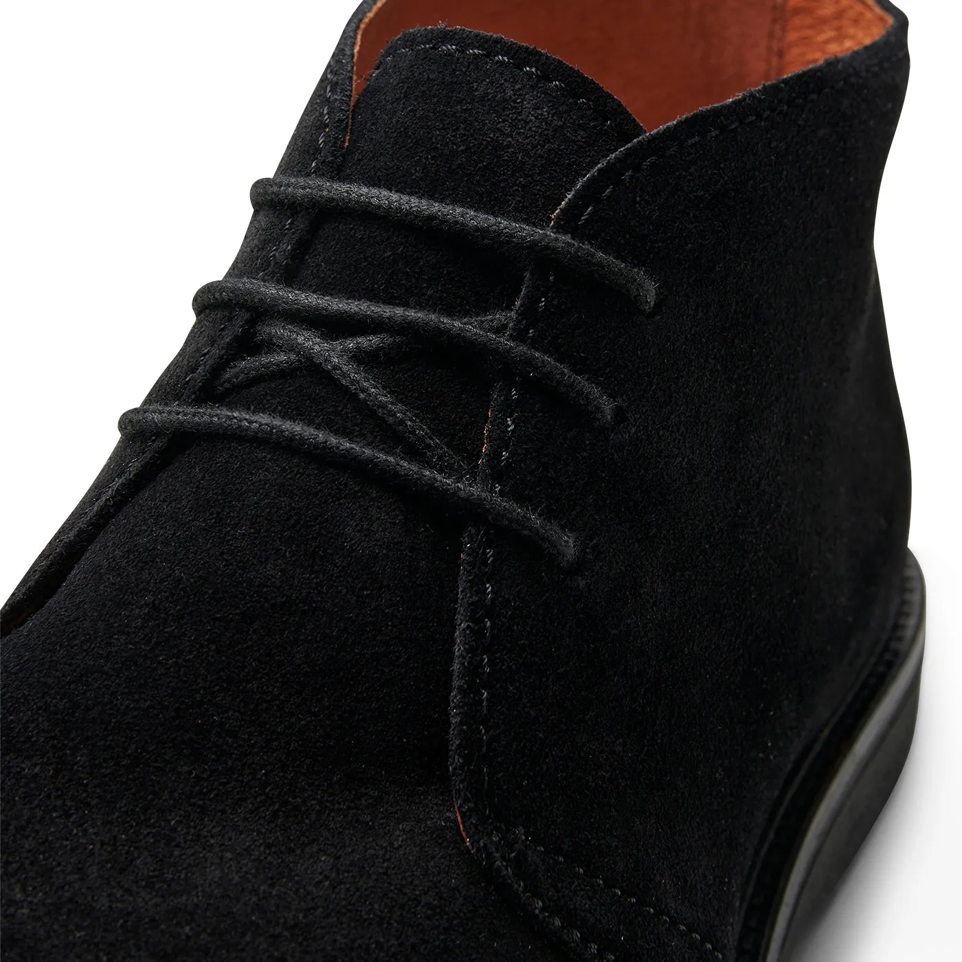 Kip desert boot suede - BLACK