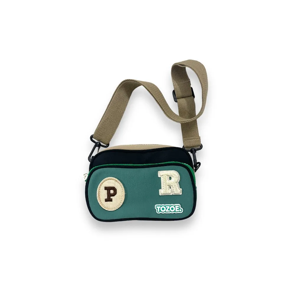 Multicoloured Sling zipper bag
