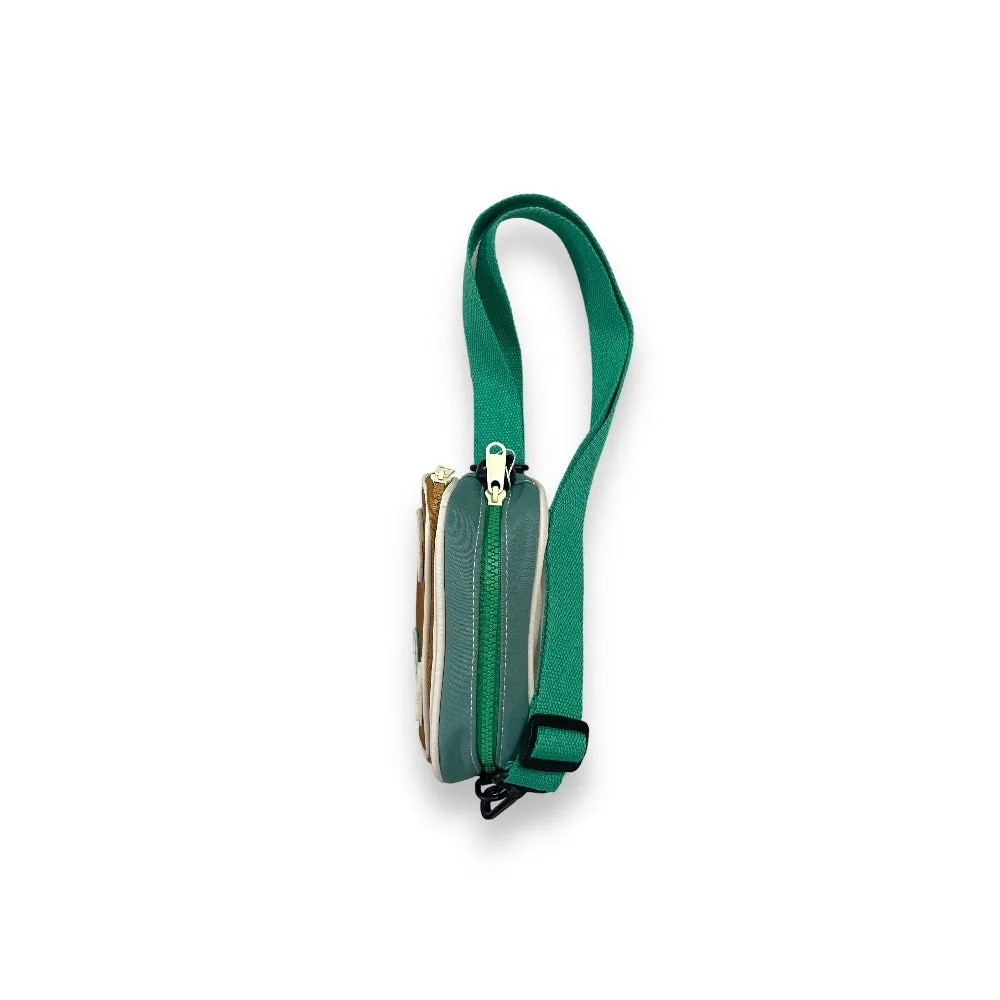 Multicoloured Sling zipper bag