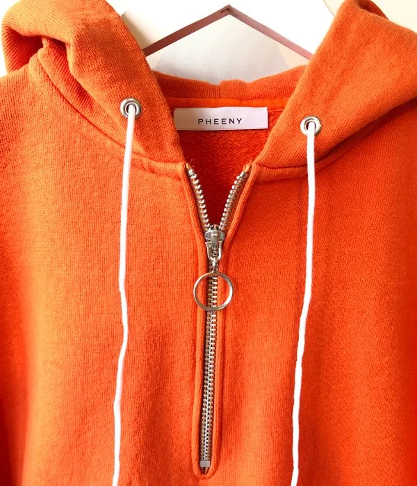 PHEENY/HALF ZIP PARKA(ORANGE)