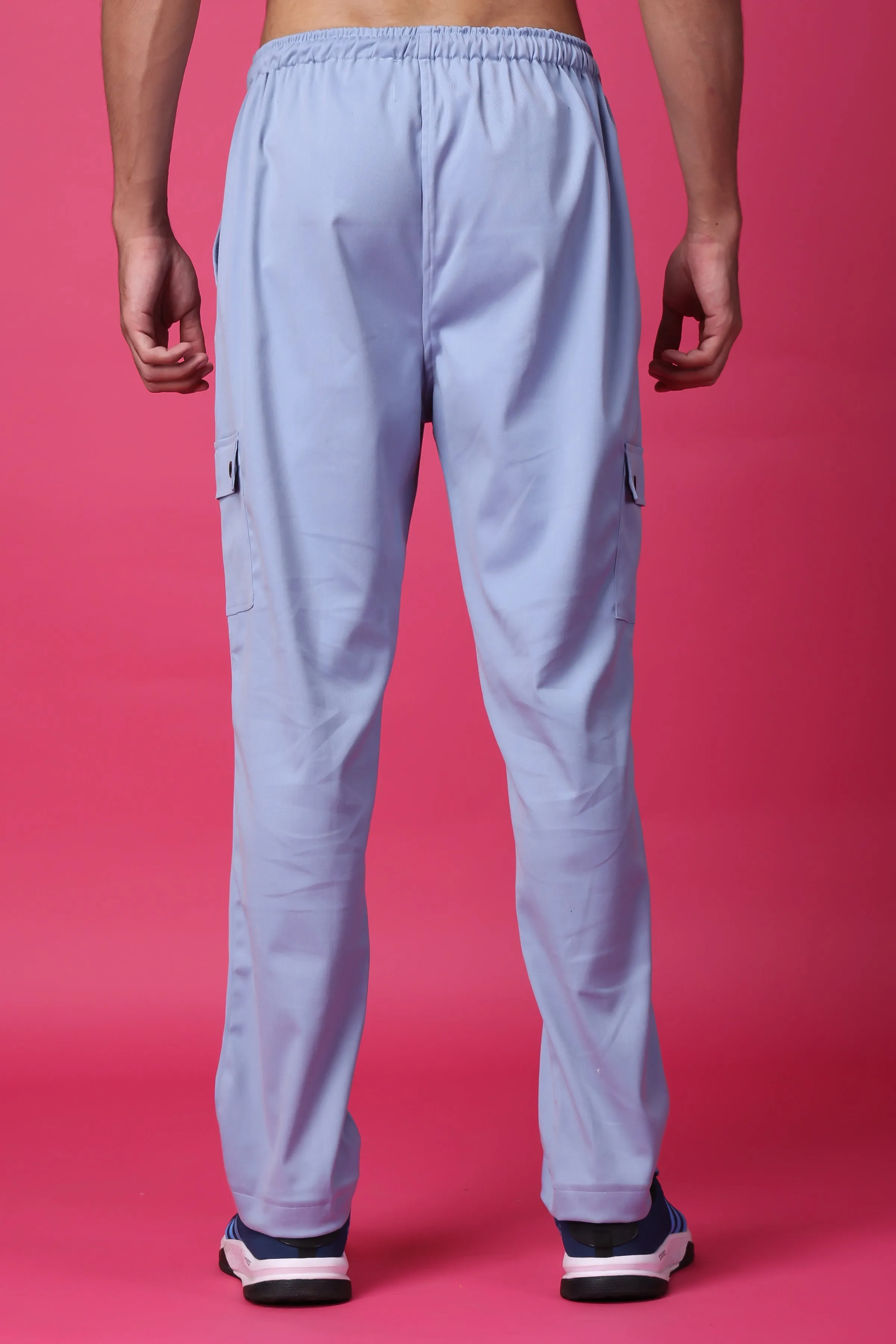 Powder Blue Stretch Cargo