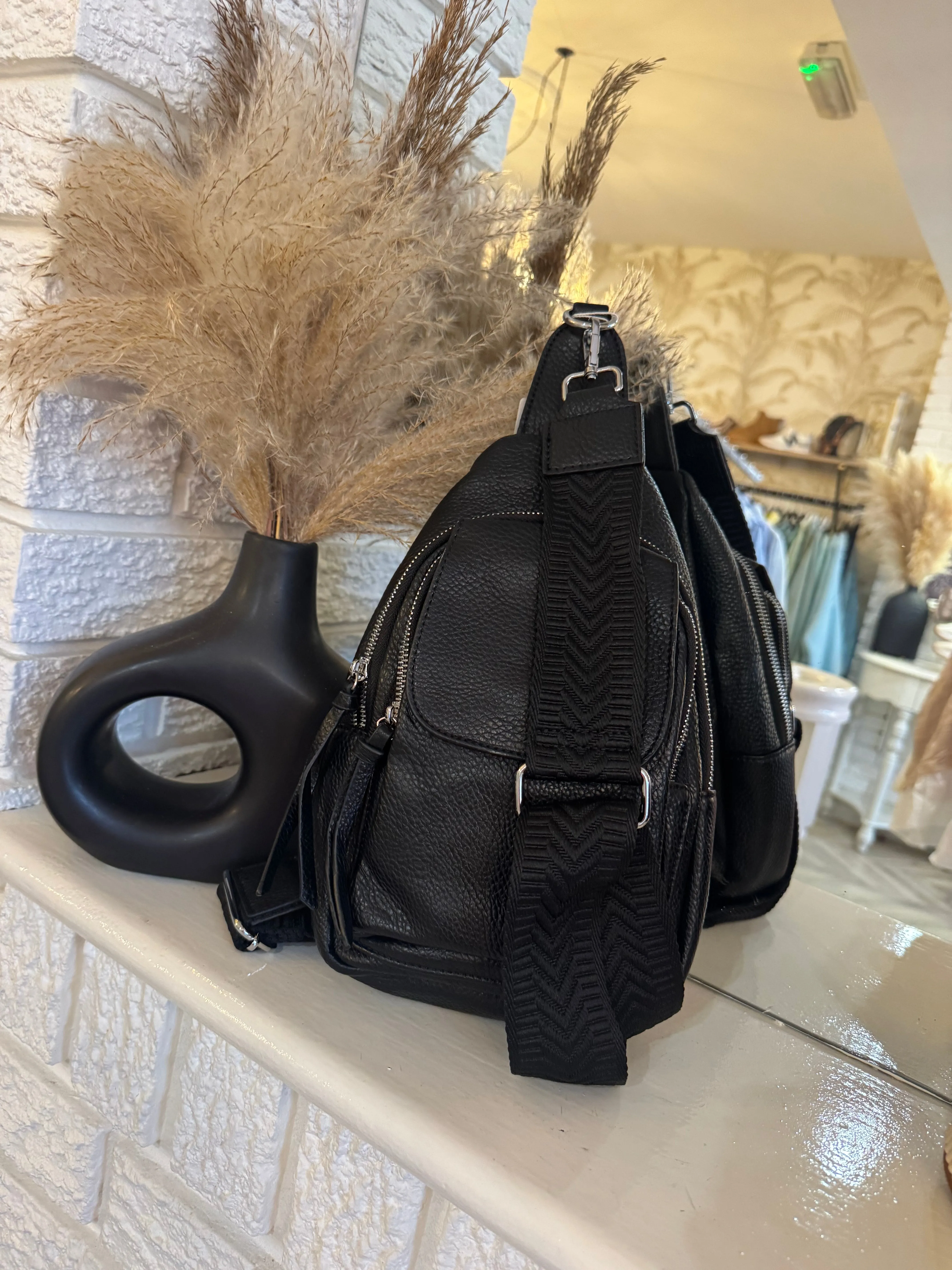 The Esme front sling bag