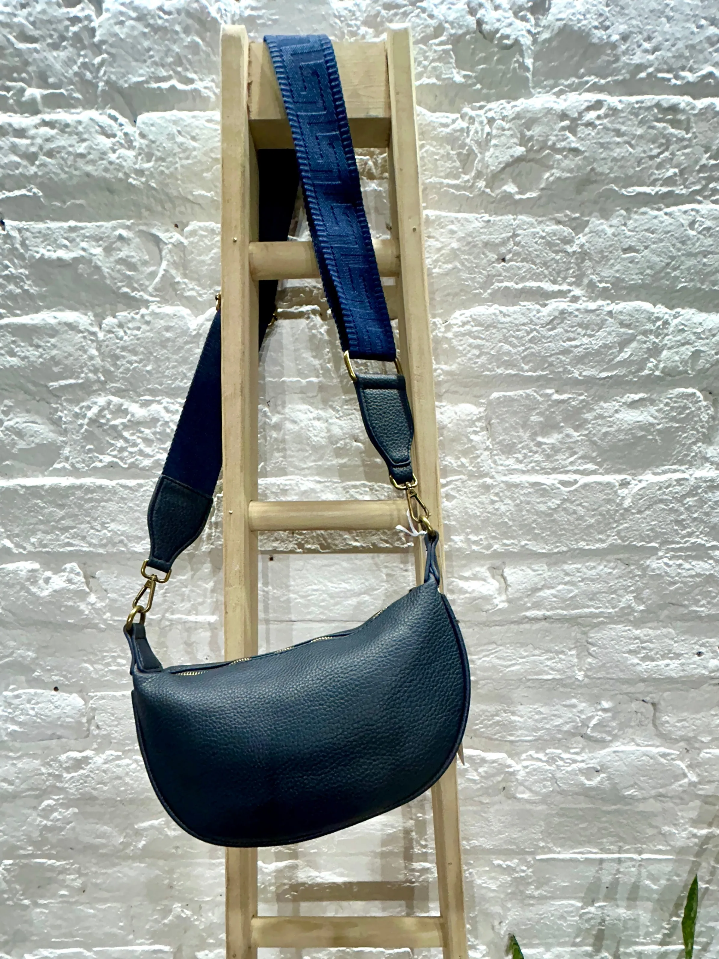 The Large Dagenham Sling Banana Bag With Changeable Thick Pattern Strap
