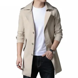 West Louis Business Trench Windbreaker Overcoat