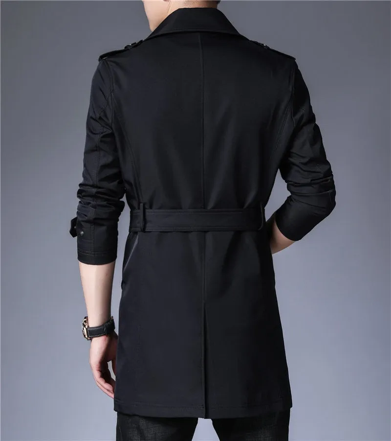 West Louis Business Trench Windbreaker Overcoat
