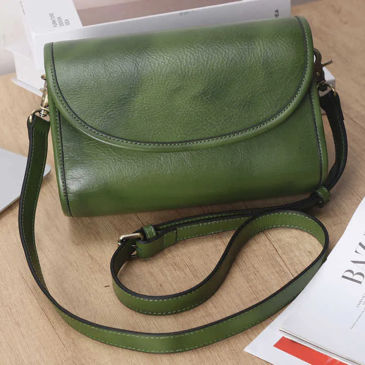 Women Ladies Custom Cow Skin Full-حقيبة كتف نسائية